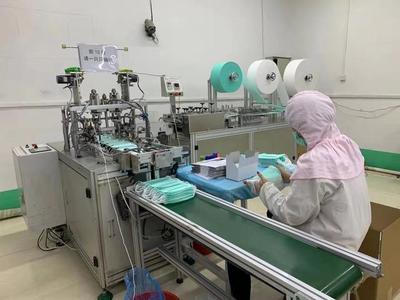 元氏口罩生产企业全力以赴，加班加点保障市场供应